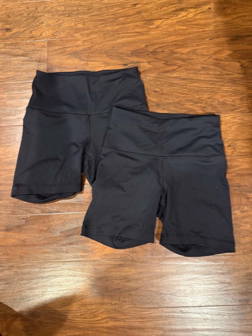90 Degree By Reflex Women’s Black High-Rise Bike Shorts- 2 pairs!